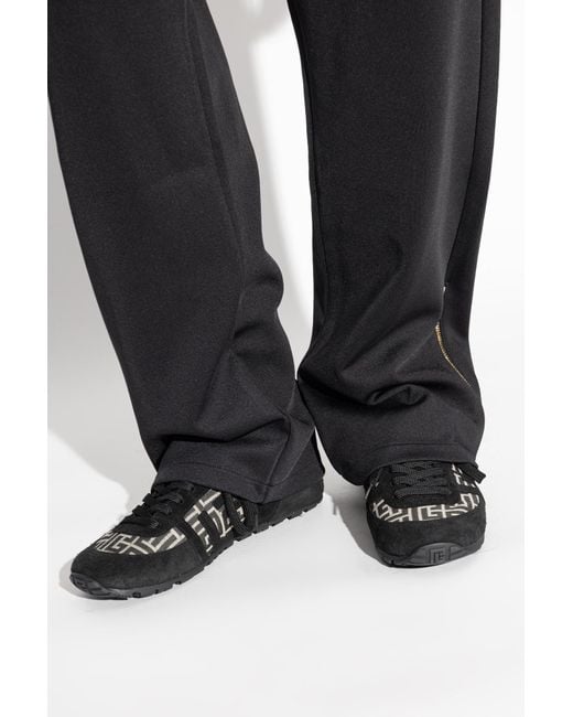 Balmain Black 'Racer 45' Sports Shoes for men