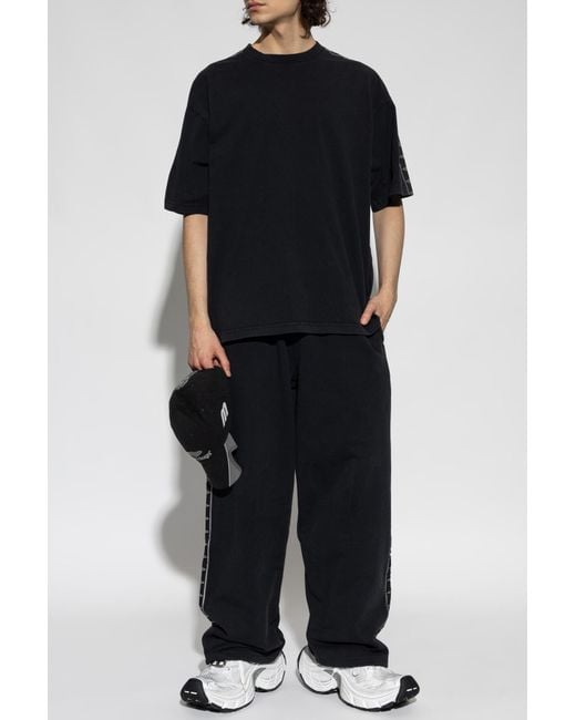 Balenciaga Black Oversized Fit T-Shirt