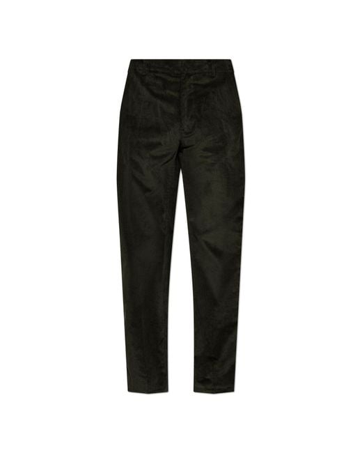 Etro Black Corduroy Trousers for men