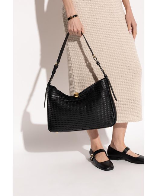 Furla Black Shoulder Bag "Sfera Soft Large"