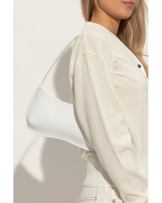 Jacquemus White Shoulder Bag 'Le Bisou'