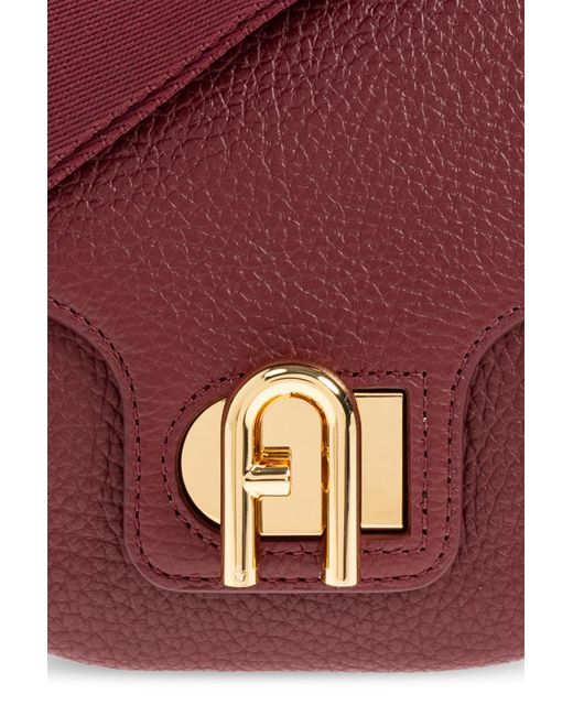 Furla Red Shoulder Bag 'Lotus Mini'
