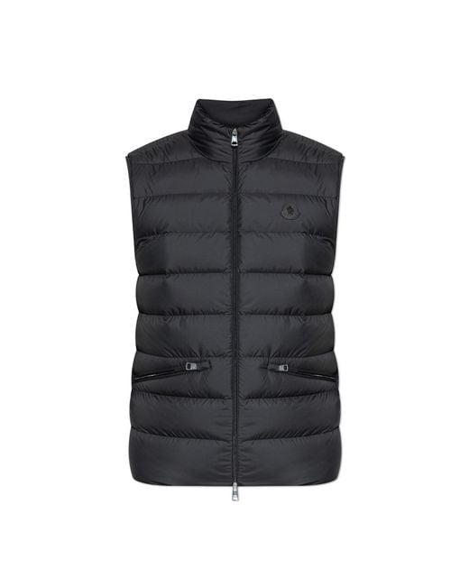 Moncler Black Puffer Vest "Lechtal" for men