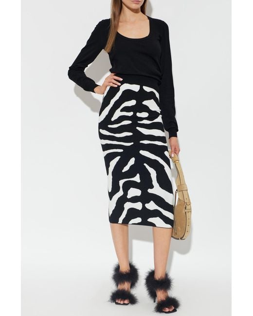 Moschino Black Long Sleeve Top