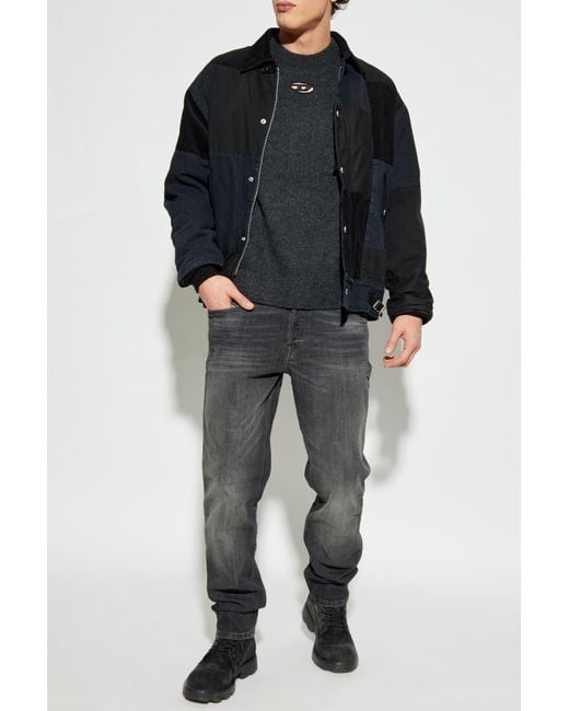 DIESEL Gray Sweater -Areeta" for men