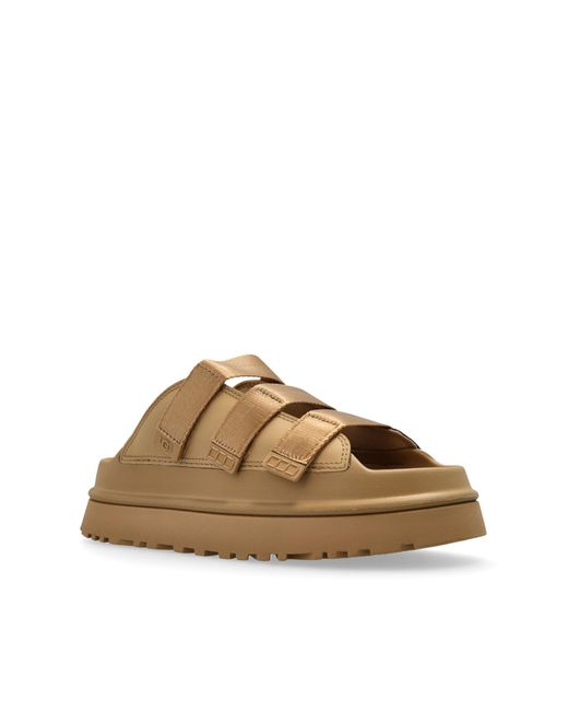 Ugg Natural 'W Goldenglow Slide' Slides