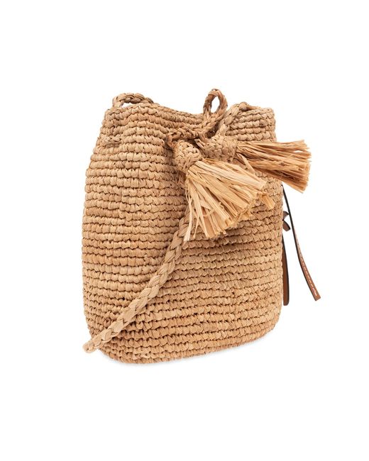 Manebí Natural Bucket-type Shoulder Bag,