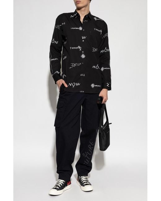 Comme des Garçons Black Shirt With Print for men