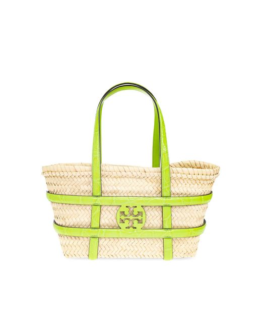 Tory Burch Yellow 'Ella Small' Shopper Bag