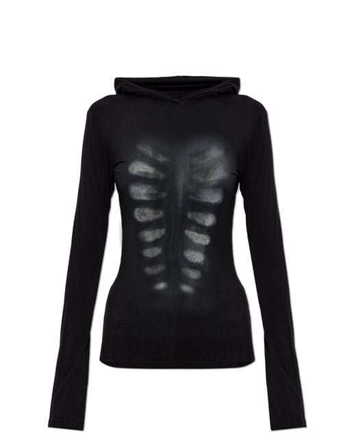 AVAVAV Black Hooded Top
