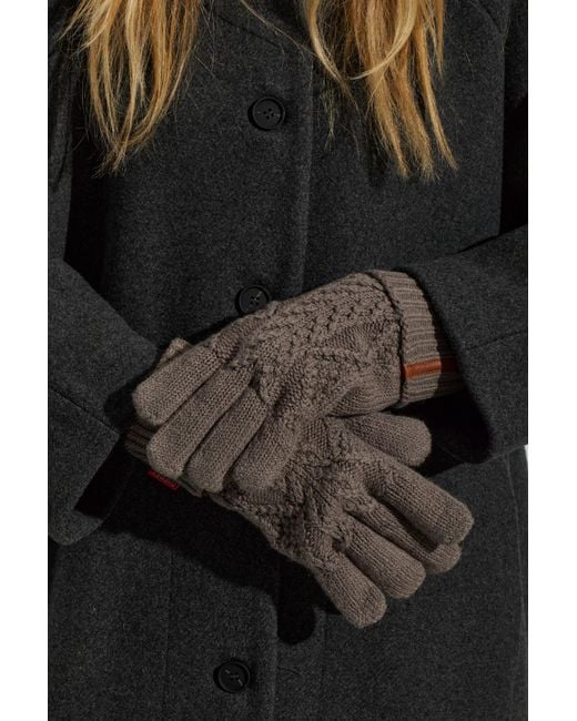 DIESEL Brown 'K-Inotto' Gloves