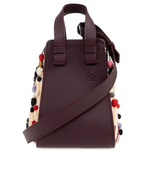Loewe Red Handbag 'Hammock'
