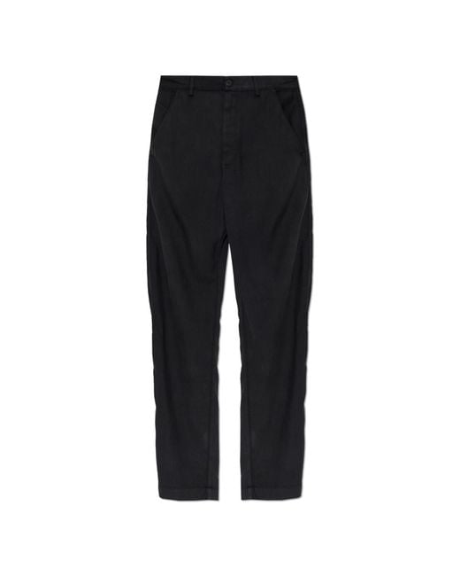 DIESEL Black Wool Trousers 'P-Hant-Chino-Aecb' for men