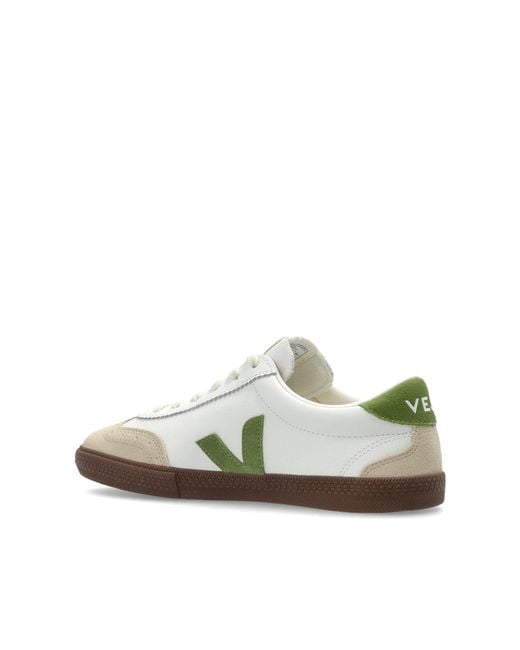 Veja Black Sports Shoes "Volley O.T. Leather"