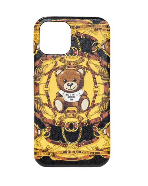 Moschino Iphone 12 12 Pro Case In Yellow Lyst