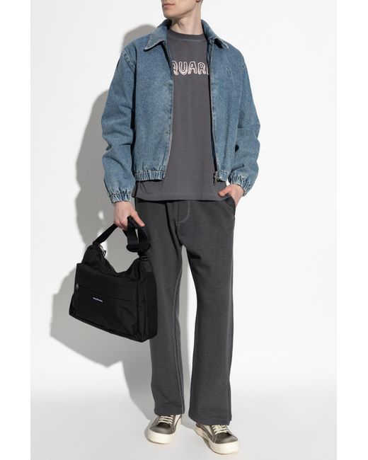 DSquared² Gray T-Shirt With Print for men