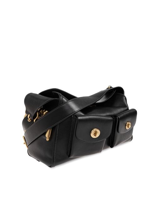 COACH Black 'Turnlock' Bag