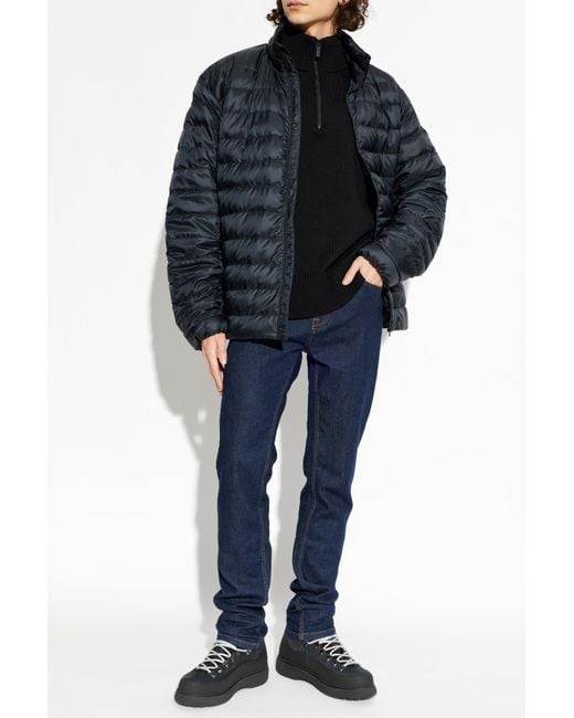 Canada Goose Blue Puffer Jacket 'Stratus' for men