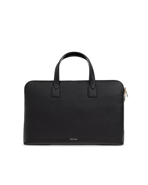 Paul Smith Black Handheld Document Bag for men