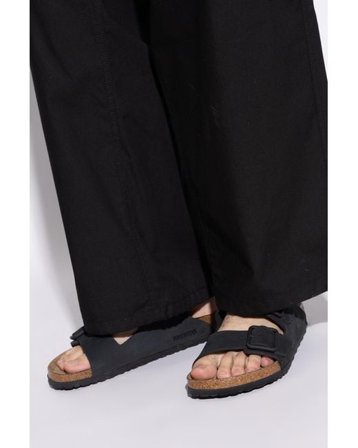 Birkenstock Black Arizona Wire Buckle Flip-Flops for men