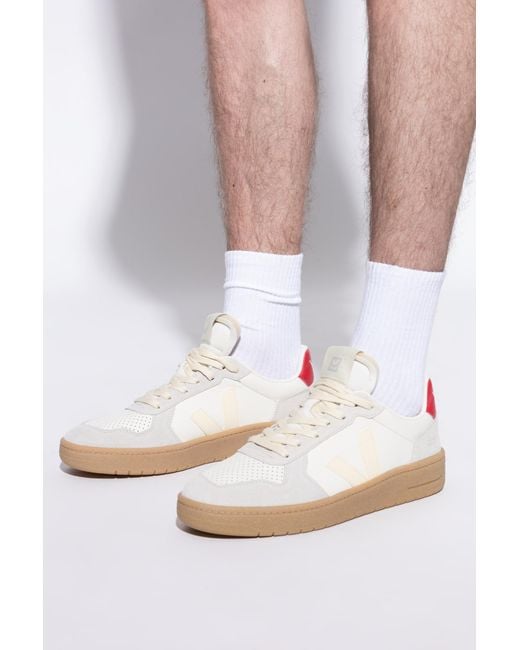 Veja White Sports Shoes "V-82" for men