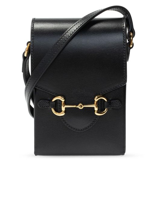 Gucci 'horsebit 1955' Shoulder Bag in Black Lyst