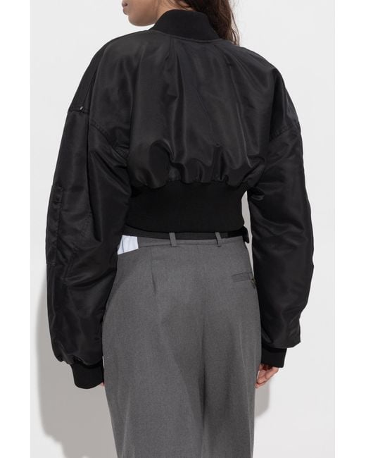 Sportmax Black "Avenue" Bomber Jacket