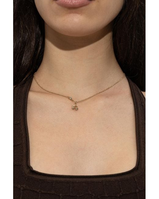 COACH Metallic Brass Necklace