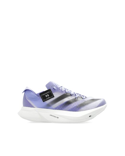 Y-3 Blue 'adios Pro 3.0' Running Shoes,