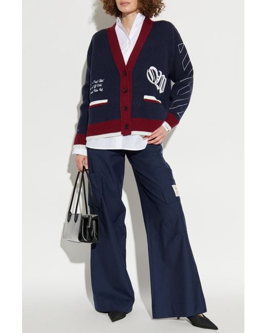 Off-White c/o Virgil Abloh Blue Cargo Pants