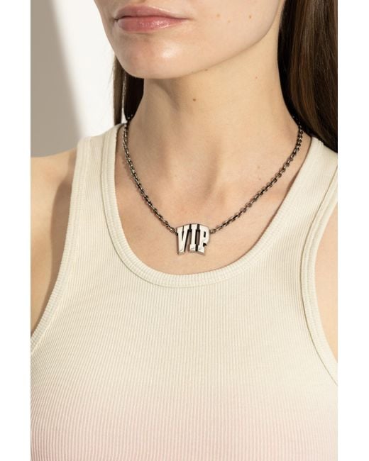 Balenciaga Natural Brass Necklace