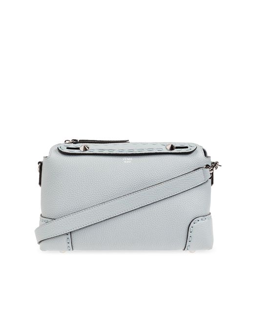 Fendi Gray 'by The Way Medium' Shoulder Bag,