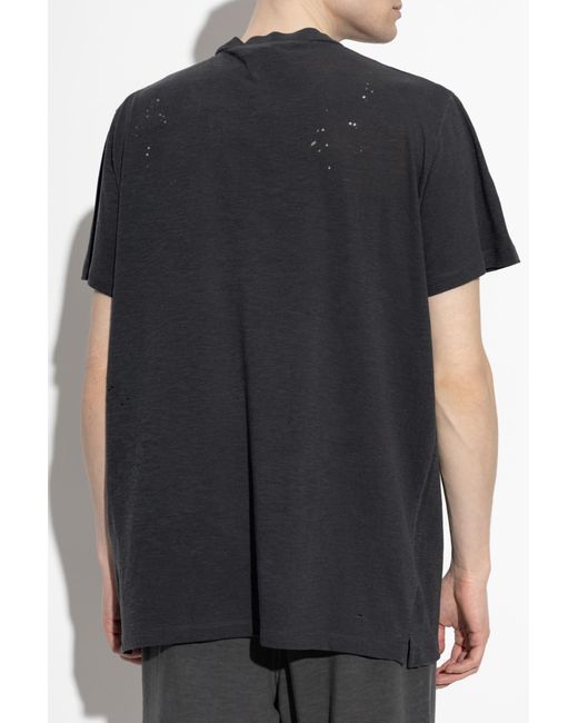 DSquared² Black T-Shirt With Print for men