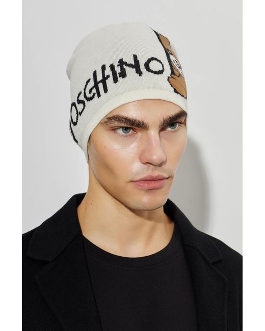 Moschino Natural Cap With Logo