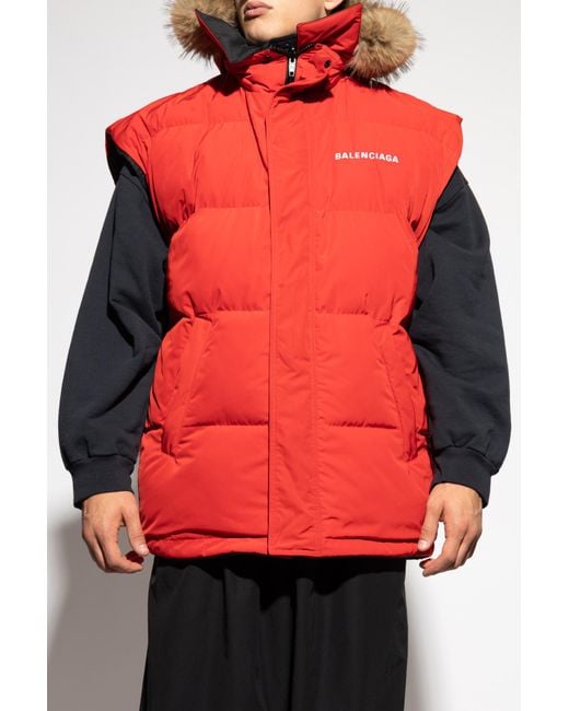 Balenciaga Black Reversible Vest for men