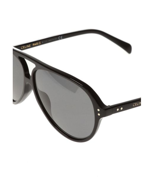Céline Sunglasses Black for Men Lyst