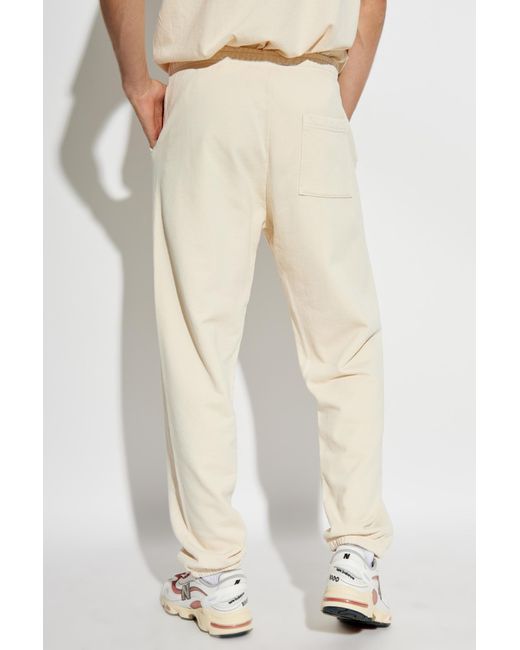 Sporty & Rich White Sweatpants From The Wall Street Collection