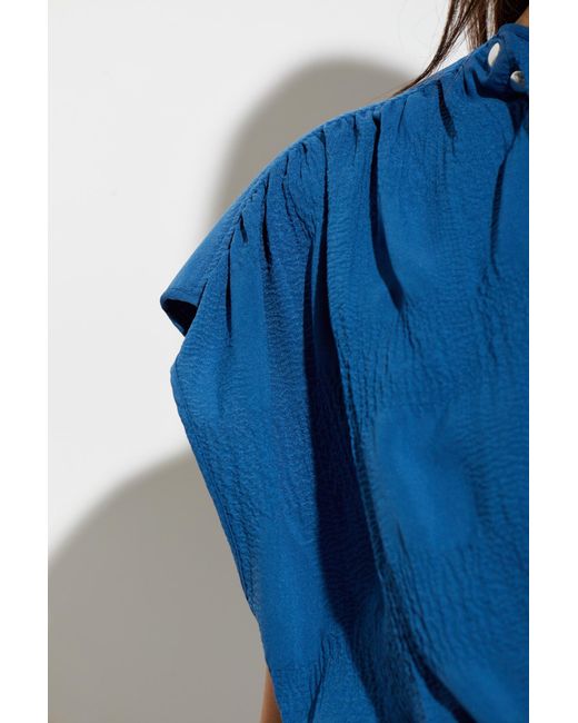 IRO Blue Top 'Phanny'