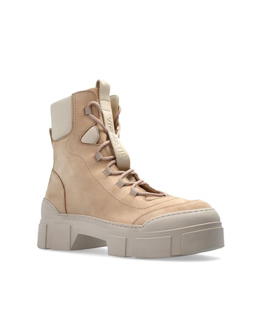 Vic Matié Natural Suede Ankle Boots