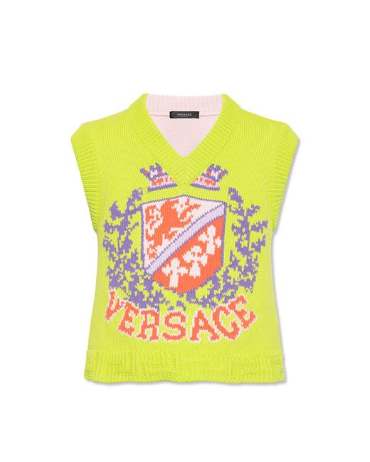 versace sweater vest