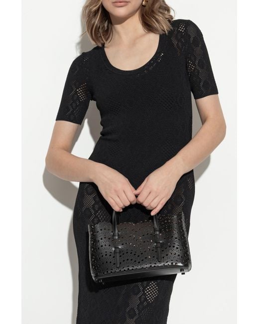Alaïa Black Handbag "Mina 25"