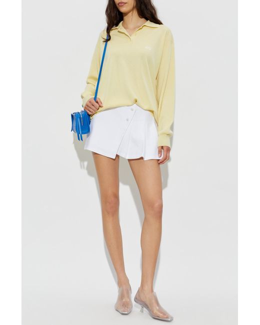 Alexander Wang White Skort
