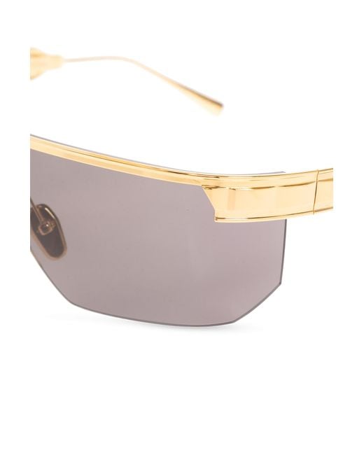 Balmain Brown Square Frame Sunglasses