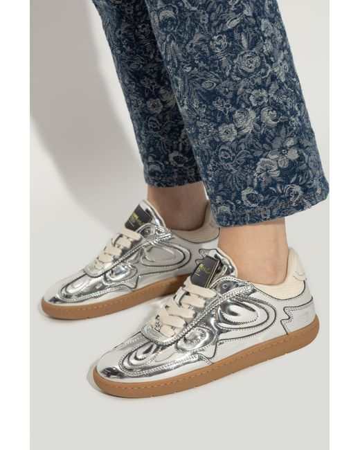 Ganni White Sport Shoes '08 Specchio'