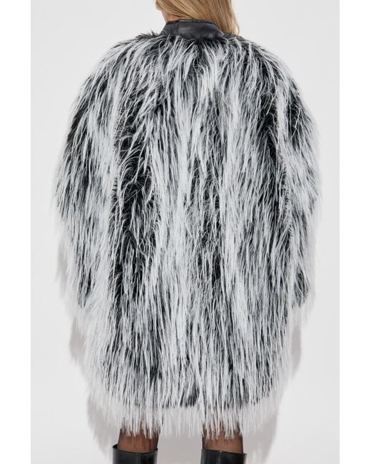 Sportmax Gray Adesso Faux Fur