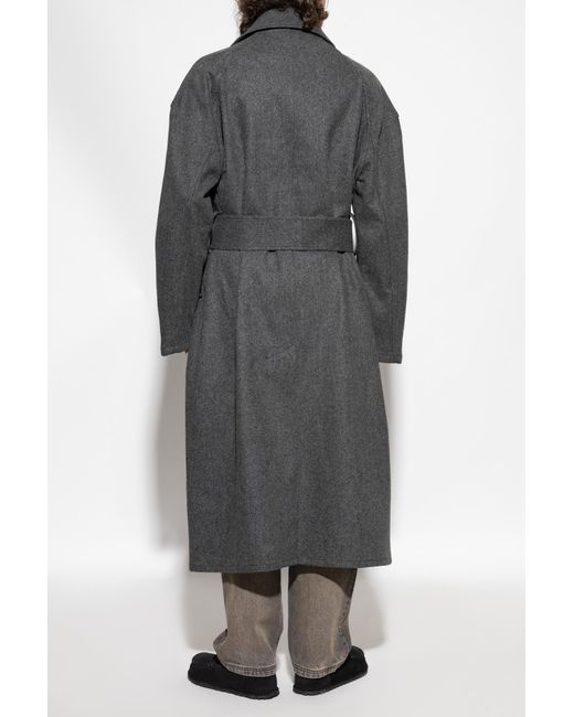 Jacquemus Gray Wool Coat for men