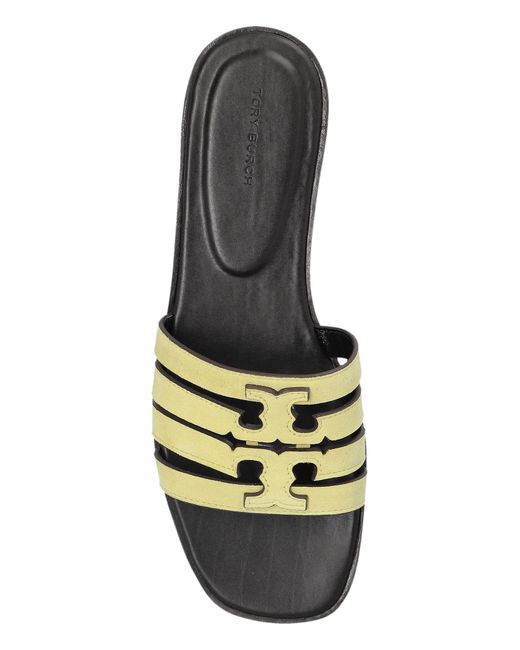 Tory Burch White Ines Slides