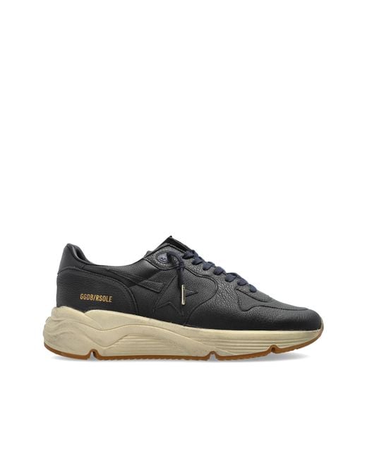 Golden Goose Deluxe Brand Black 'Running Sole' Sports Shoes for men