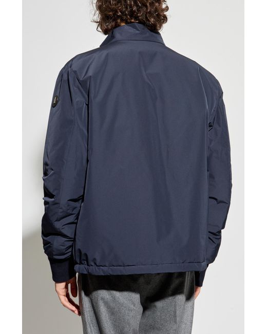 Moncler Blue Down Jacket "Lanques" for men