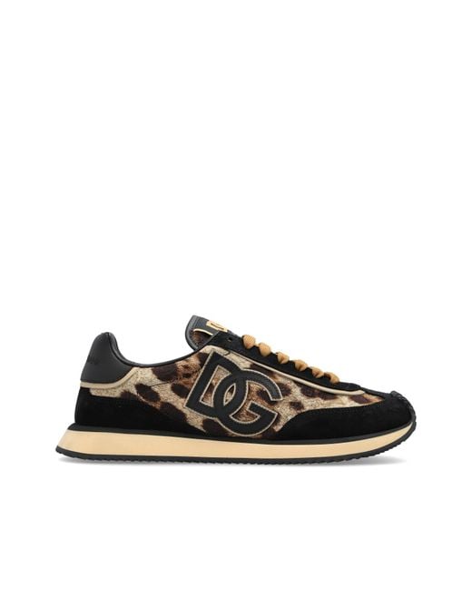 Dolce & Gabbana Black "Dg Cushion" Sports Shoes